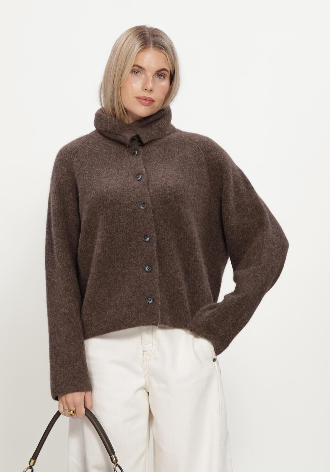Bruine KNIT-TED Vest MILO CARDIGAN - large