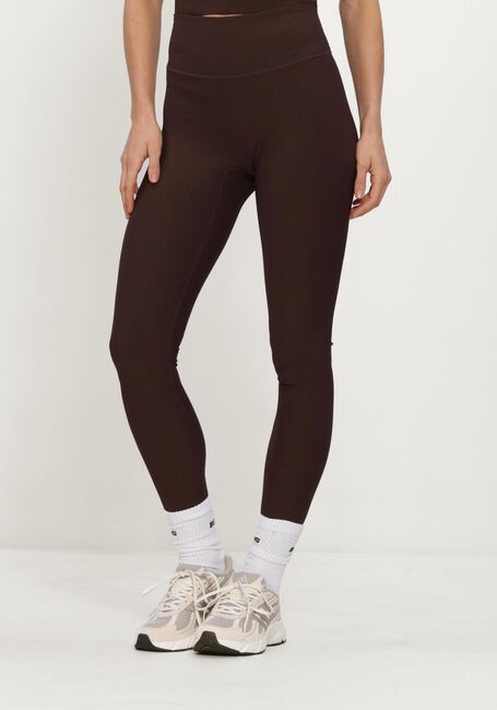 BJORN BORG STUDIO RIBBED TIGHTS Pantalons en marron - large