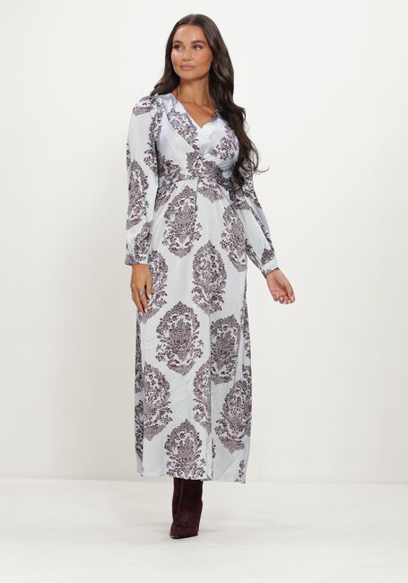 Lichtblauwe NEO NOIR Maxi jurk BRETTI DECO DROP DRESS - large