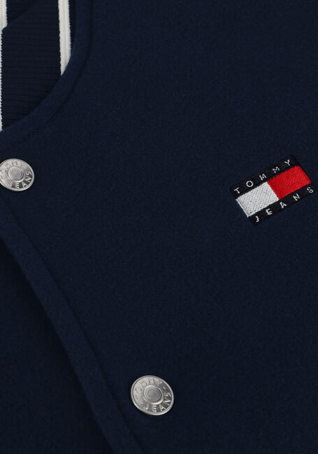 Donkerblauwe TOMMY JEANS Jack TJM WOOL BLEND VARSITY JKT EXT Donkerblauwe TOMMY JEANS Jack TJM WOOL BLEND VARSITY JKT EXT - large