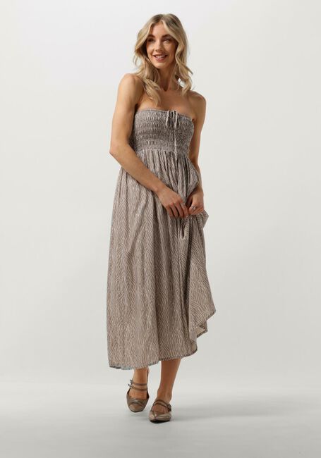 MOSCOW Robe maxi 72A-06-STROLY en taupe - large
