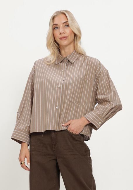 Beige CIRCLE OF TRUST  BLAIR BLOUSE - large