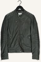Groene GOOSECRAFT Leren jas JACKET 965 Groene GOOSECRAFT Leren jas JACKET 965 - medium