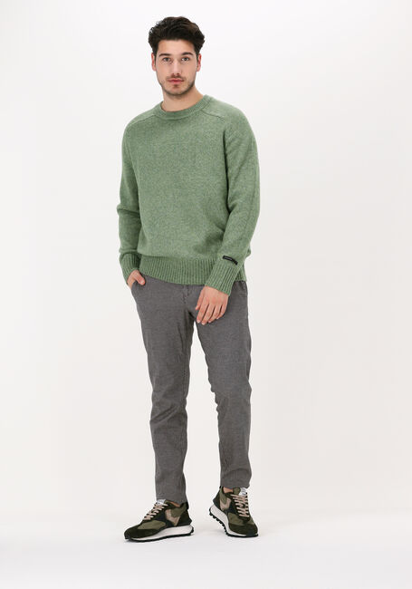Groene SCOTCH & SODA Trui 164000 - RELAXED CREWNECK PULL - large