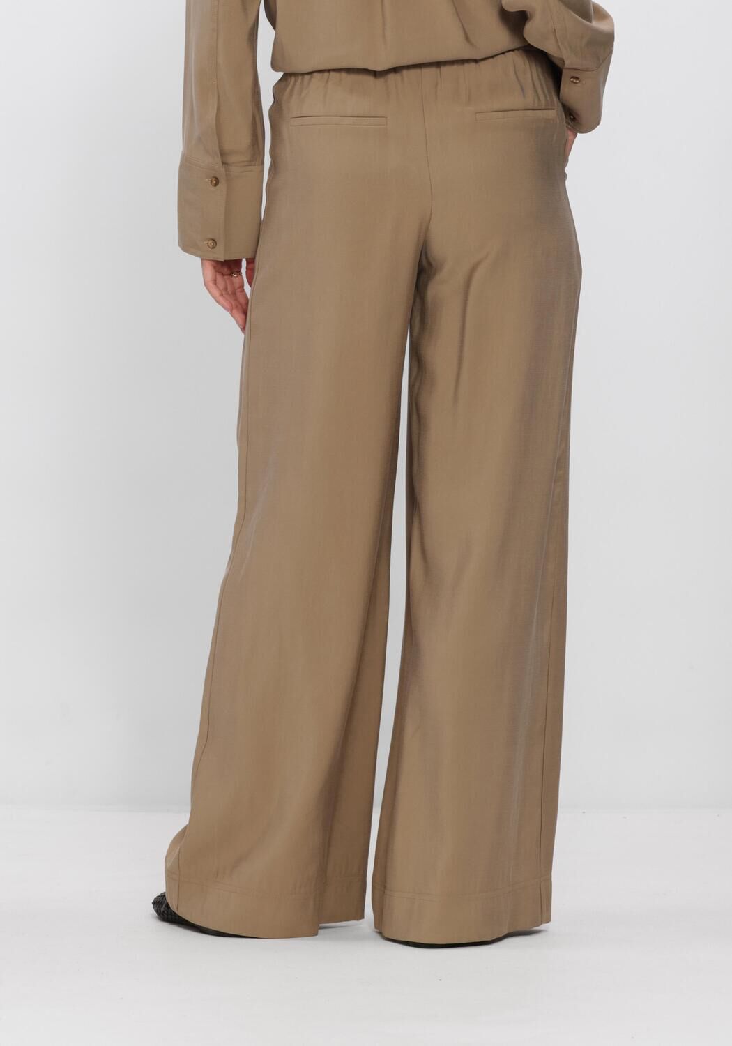 ROUGE EDIT ROUMELIAN HW WF F/L TROUSERS Pantalons Ocre - large