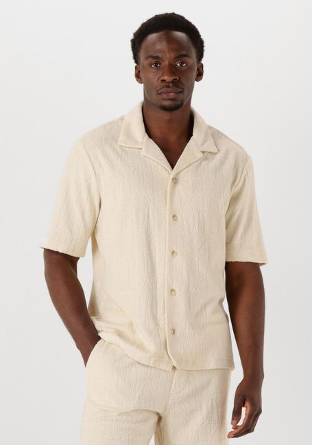 Beige SHIWI Casual overhemd MEN TED SHORT SLEEVE GEO SUN - large