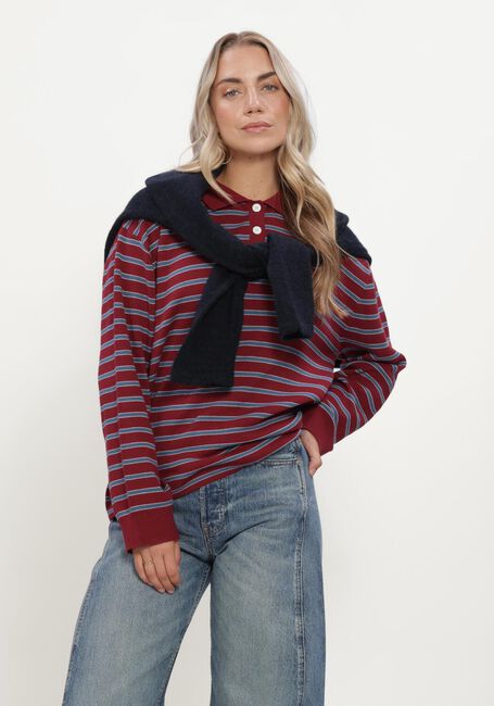 BOII STUDIOS ADANNE POLO KNIT Pulls & Gilets en bleu - large