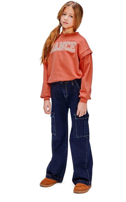 RETOUR Pull WENDE en orange - large