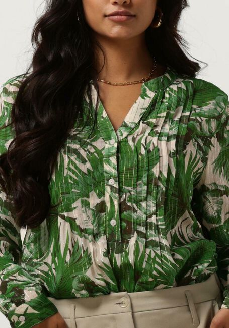 LOLLYS LAUNDRY HELENALL SHIRT LS Blouses en vert - large