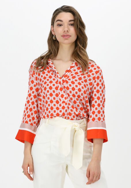 Oranje DEA KUDIBAL  KAMI (V) - SHIRT WITH HIDDEN PLACKET - large