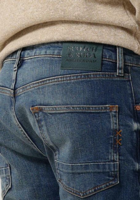 Blauwe SCOTCH & SODA Slim fit jeans SEASONAL ESSENTIAL RALSTON SLIM JEANS - NEW STARTER - large