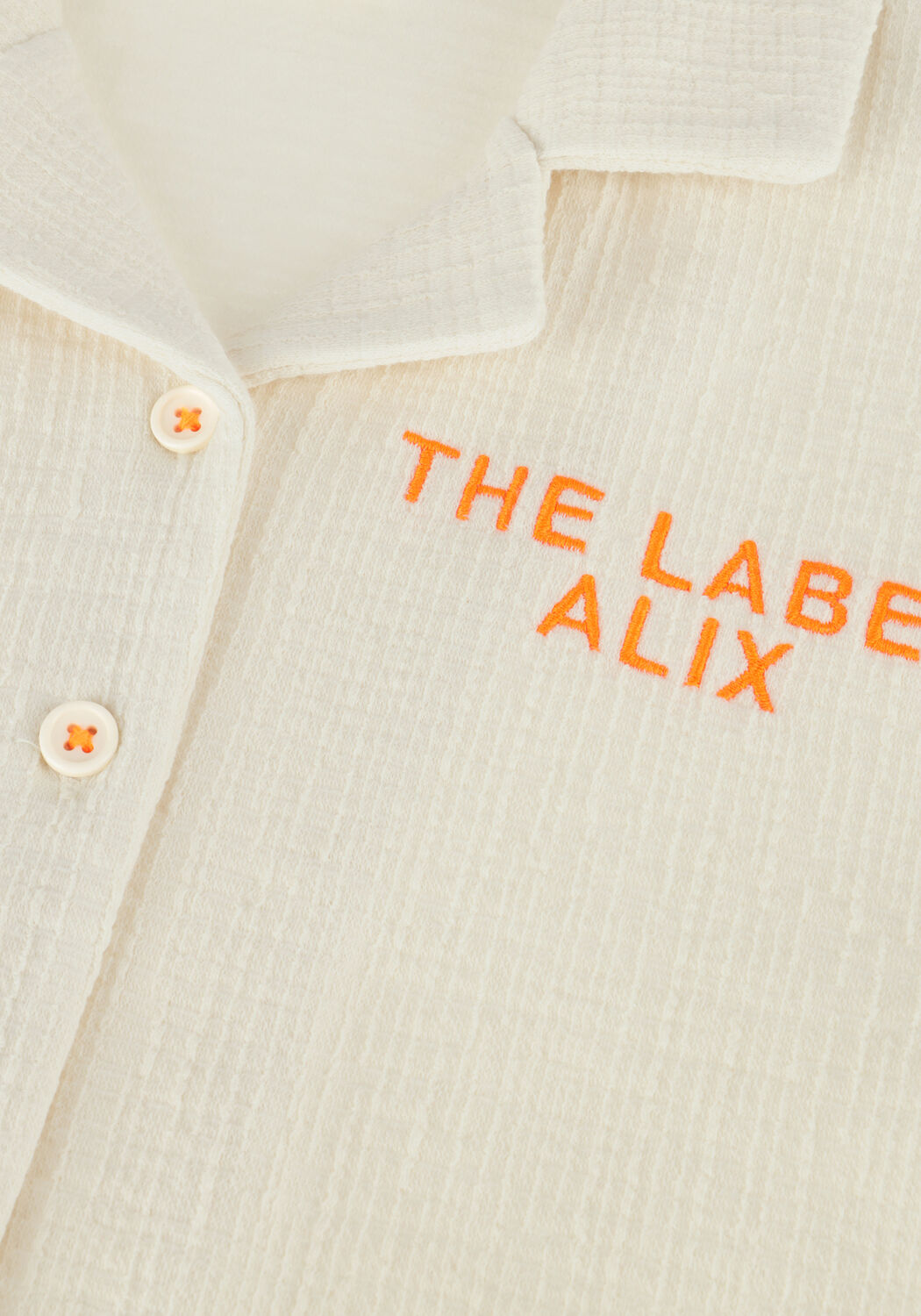 ALIX MINI SHORTSLEEVE BLOUSE Blouses Cr&egrave;me - large