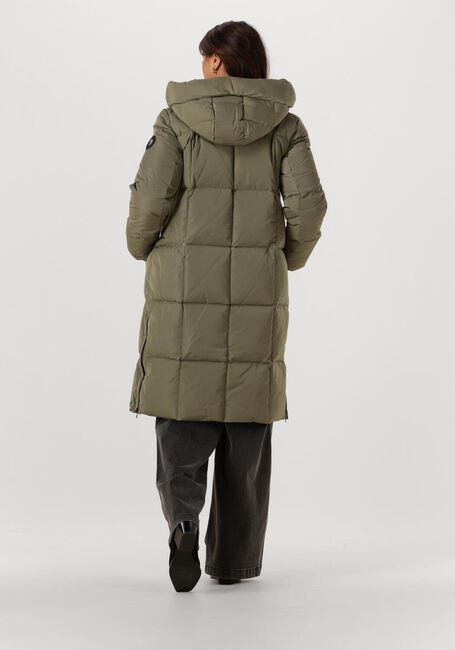 MOS MOSH Veste matelassé NOVA SQUARE DOWN COAT Kaki - large