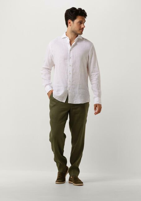 PROFUOMO Chemise décontracté SHIRT X-CUTAWAY SC LINNEN en blanc - large