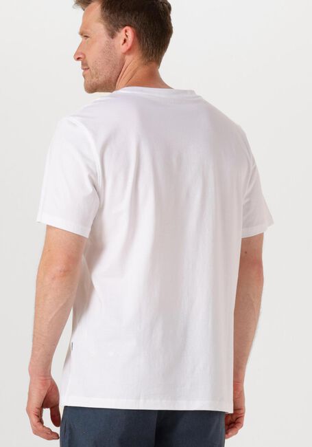 Witte SELECTED HOMME T-shirt SLHASPEN EMB SS O-NECK TEE - large