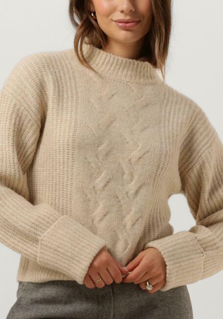 MSCH COPENHAGEN Pull MSCHCHASTINE PEGGY M PULLOVER en beige - large