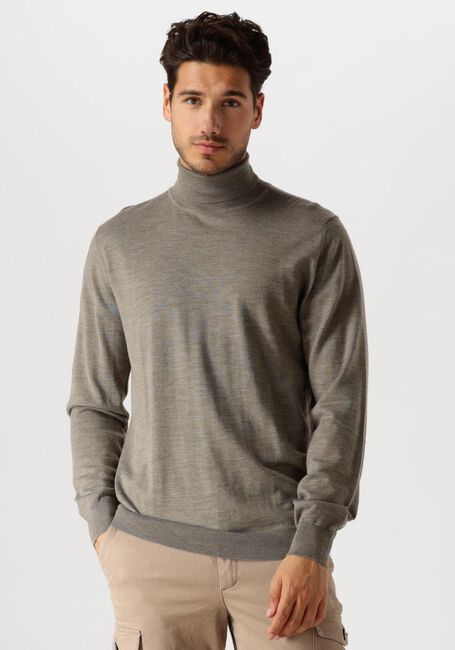 PROFUOMO Col roulé PULLOVER ROLL NECK en taupe - large