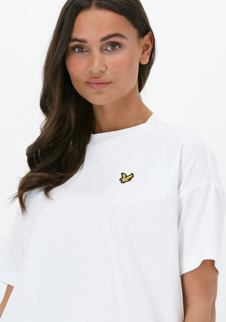 LYLE & SCOTT T-shirt OVERSIZED T-SHIRT en blanc - large