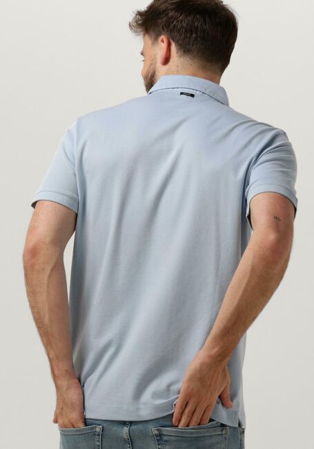 VANGUARD Polo SHORT SLEEVE POLO RASCHEL INTERLOCK en bleu - large