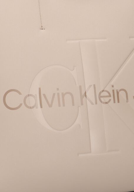 CALVIN KLEIN SCULPTED SHOPPER29 MONO Shopper en beige - large