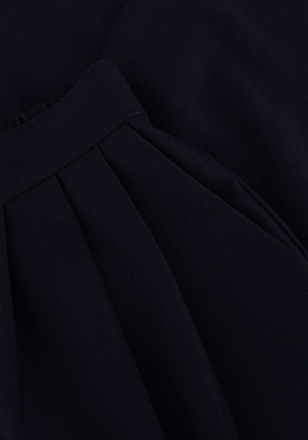 Y.A.S. Pantalon large YASDAKOTA HW PANT Bleu fonc&eacute; - large