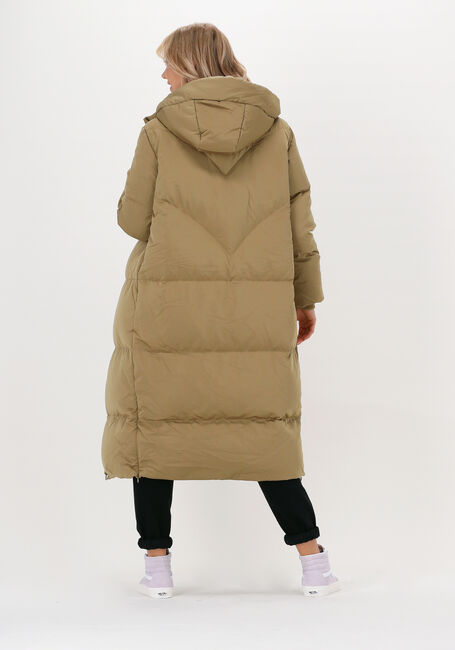 Olijf Y.A.S. Gewatteerde jas YASIRME LONG DOWN COAT S. - large