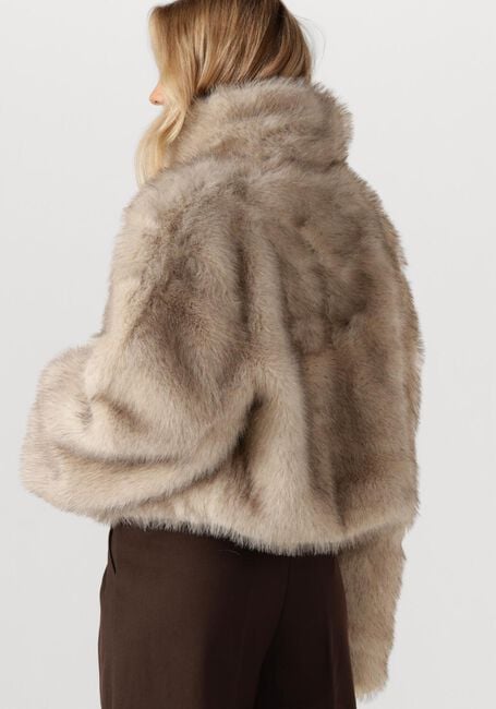 NEO NOIR Manteau en fausse fourrure STEFF FAUX FUR JACKET en beige - large