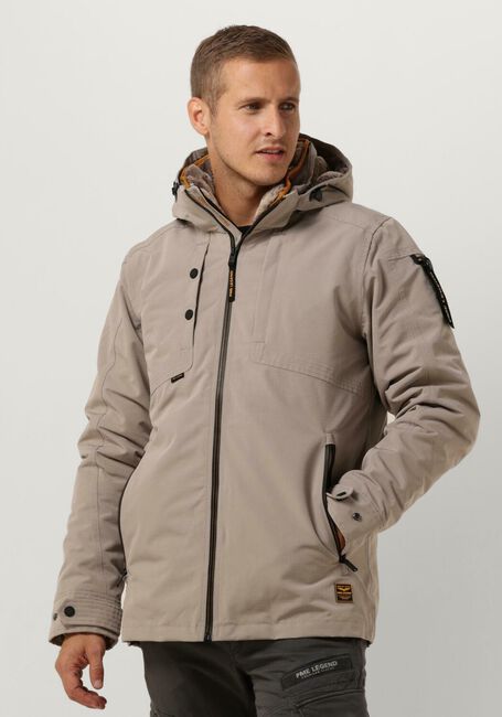 PME LEGEND Parkas SEMI LONG JACKET SNOWPACK ICON 2.0 TRAIL RIPSTOP en marron - large