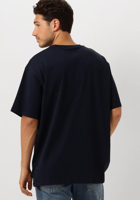 SCOTCH & SODA T-shirt 3 CROSSES LOOSE FIT POCKET T-SHIRT Bleu foncé - large