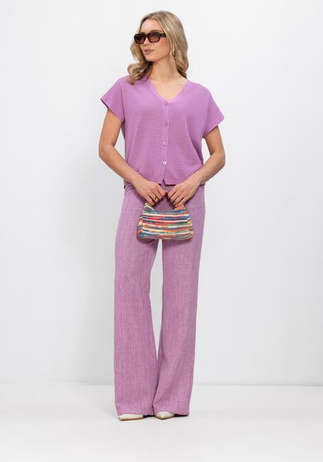 YDENCE Haut KNITTED TOP ELIN Lilas - large