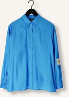 Blauwe ALIX THE LABEL  LADIES WOVEN SHINY SATIN BLOUSE Blauwe ALIX THE LABEL  LADIES WOVEN SHINY SATIN BLOUSE - medium