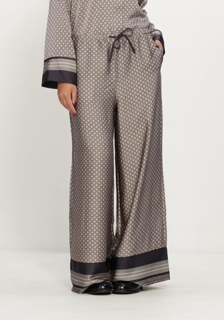 NEO NOIR Pantalon large SORA PATTERN PANTS en taupe - large