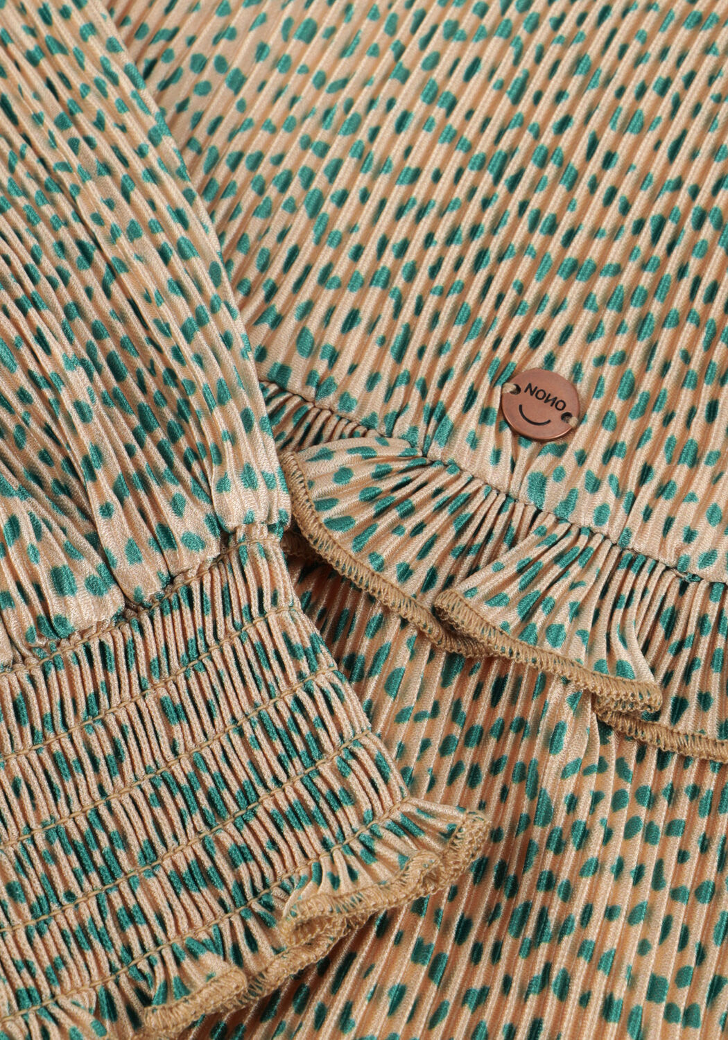 Beige NONO  TISJA PLISSEE BLOUSE - large