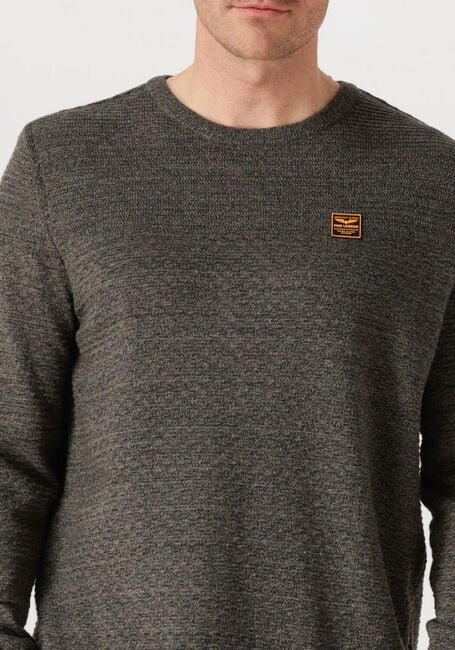 Groene PME LEGEND Trui COTTON MOULINE - large