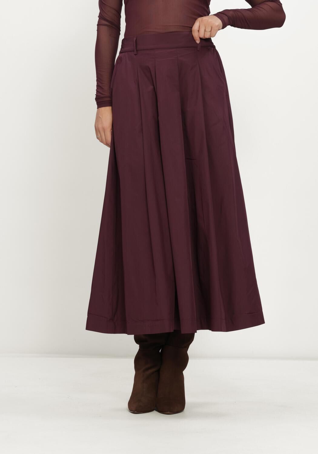 Bordeaux SUMMUM  SKIRT TAFT LIGHT