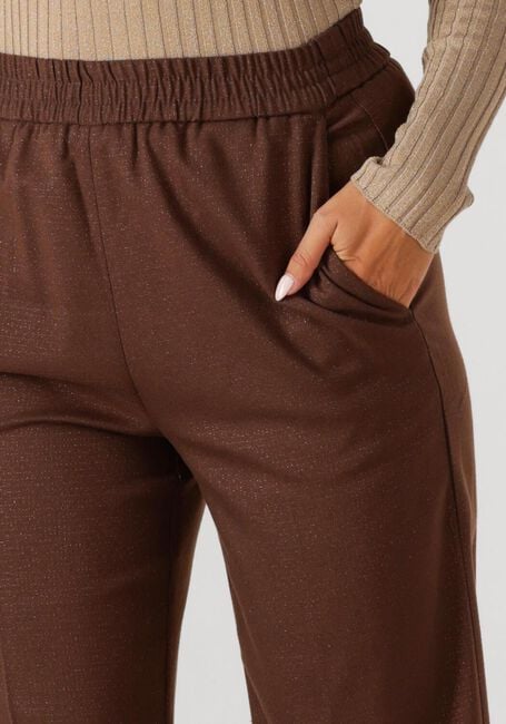 LIU JO Pantalon large PANT ELASTIC FLARE en marron - large