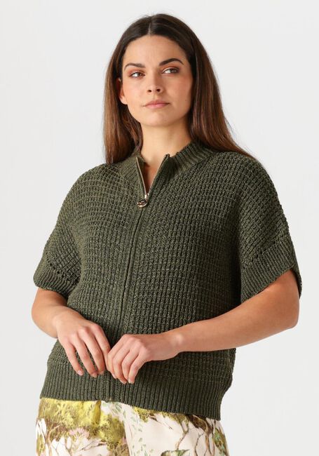 CAROLINE BISS Gilet 1242 en vert - large
