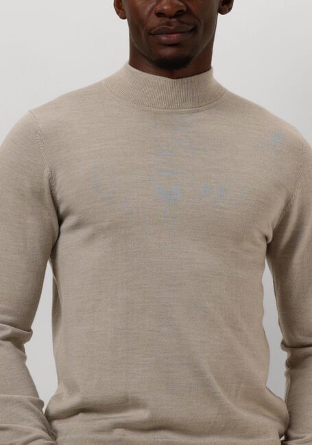 Beige PROFUOMO Trui PULLOVER MOCK - large