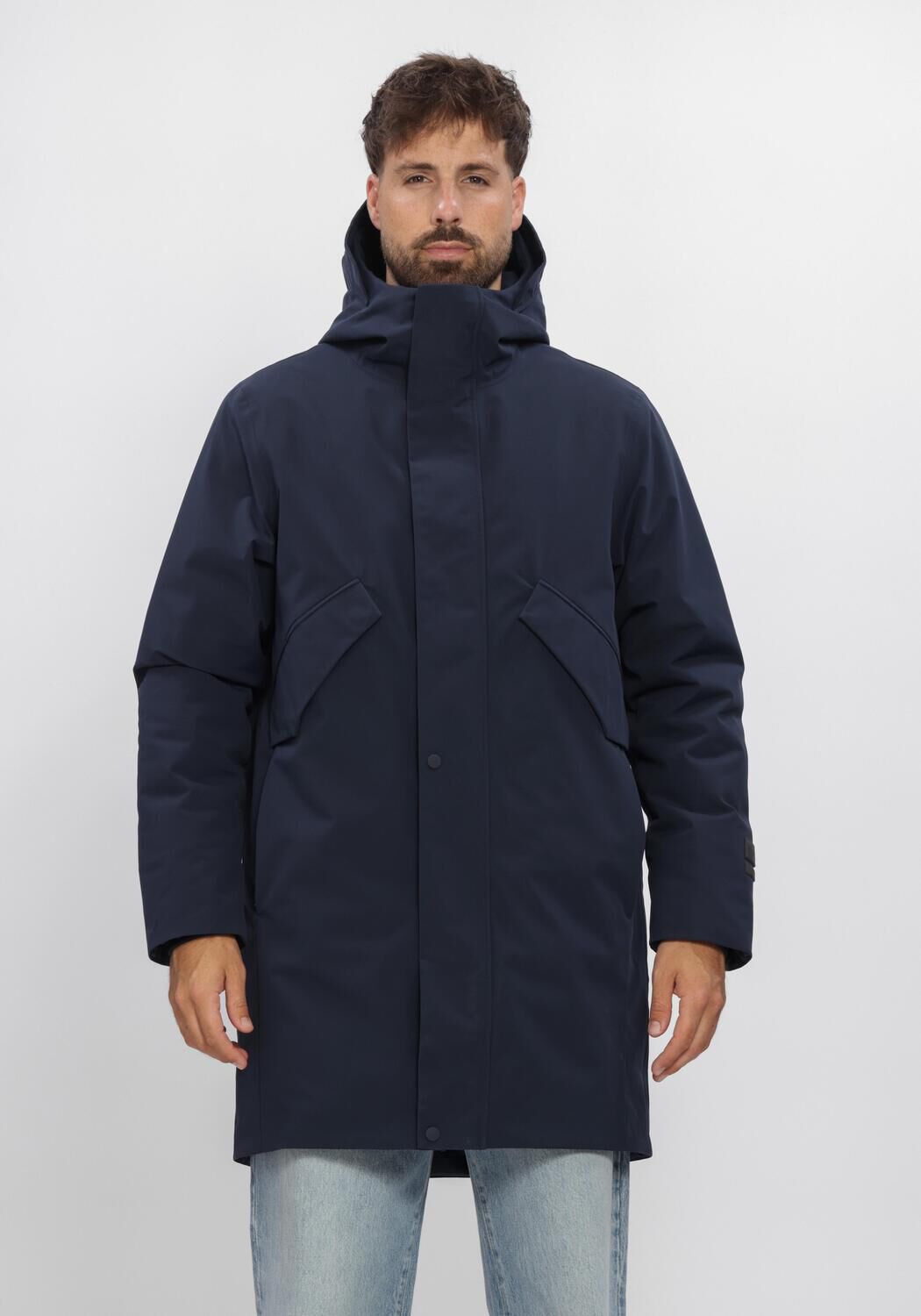 ELVINE Parkas JANNE Bleu fonc&eacute; - large