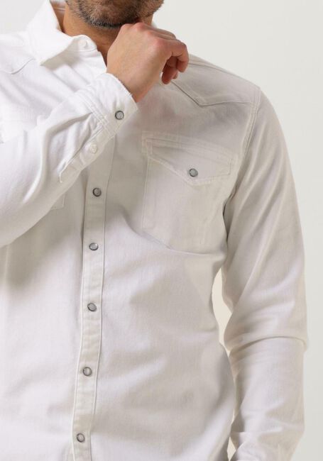 PUREWHITE DENIM SHIRT WITH PRESSBUTTONS AND POCKETS ON CHEST - large