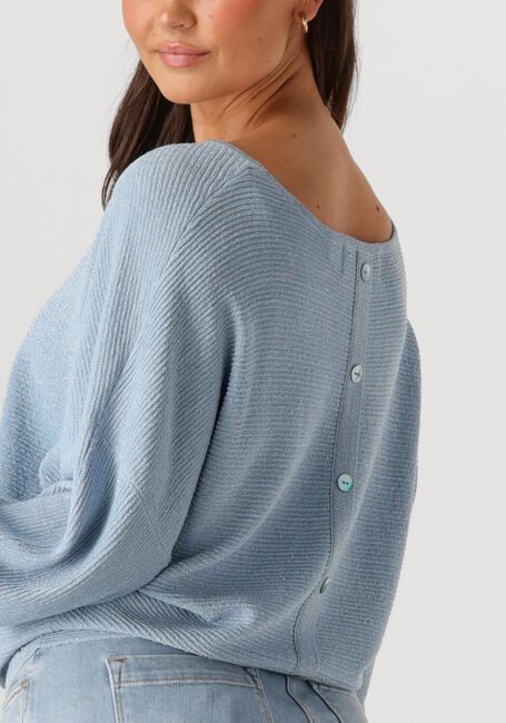 Blauwe NUKUS Trui BATWING PULLOVER LUREX - large