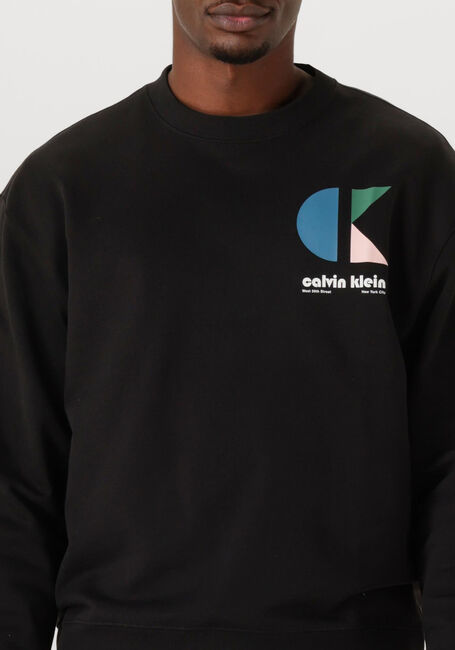 Zwarte CALVIN KLEIN Sweater LS E 350TRRY CK BHS - large