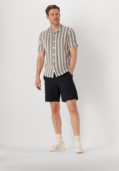 Gebroken wit ANERKJENDT Casual overhemd AKLEON JACQUARD S/S SHIRT - large