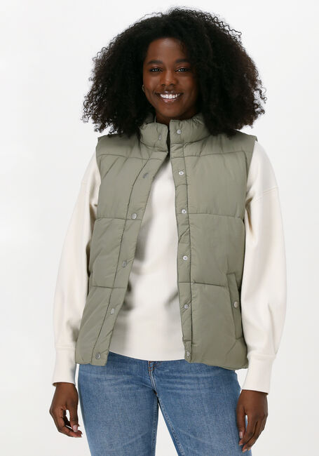 NEO NOIR Veste sans manches FRANKIE PUFFER WAISTCOAT Olive - large
