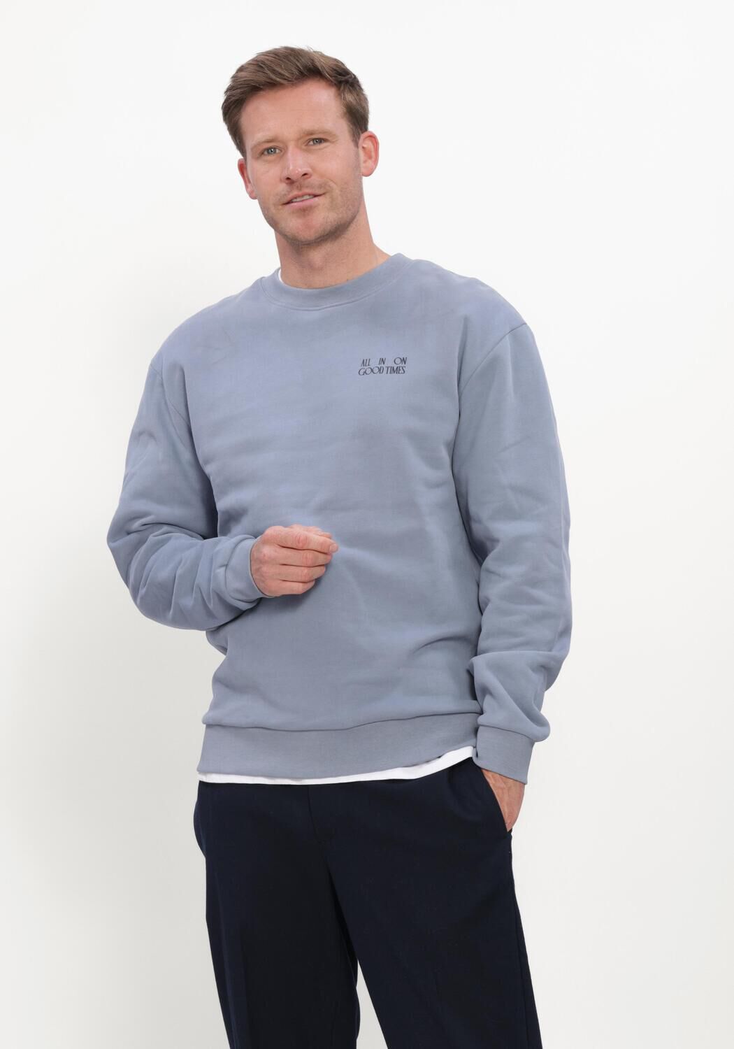 THE GOODPEOPLE Chandail LAX Bleu clair - large