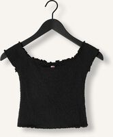 TOMMY JEANS Haut TJW CRP SMOCK TOP en noir TOMMY JEANS Haut TJW CRP SMOCK TOP en noir - medium