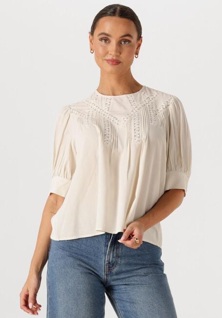 WITHBLACK WBLJENNY LS BLOUSE Hauts & T-shirts en beige - large