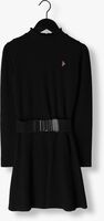 NOBELL Mini robe MAXIM GIRLS CABLE JERSEY SKATER DRESS+BELT BLACK en noir - medium