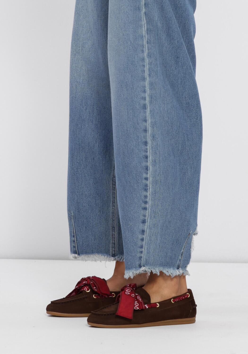 TORAL NAHUA BANDANA Mocassins en marron - large