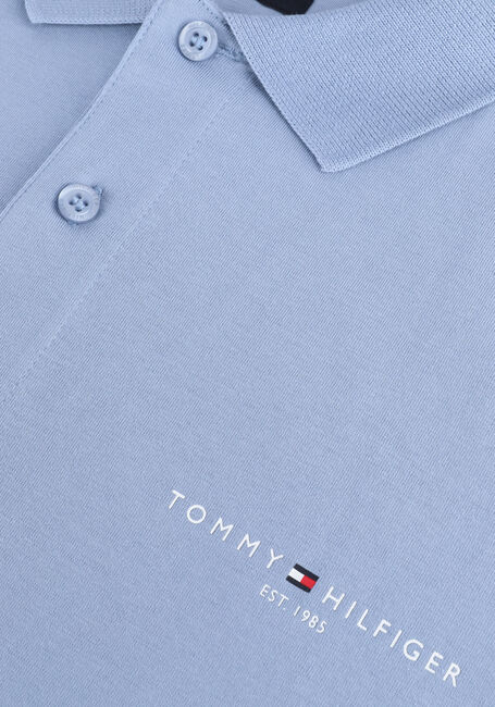 TOMMY HILFIGER Polo CLEAN JERSEY SLIM POLO Bleu clair - large